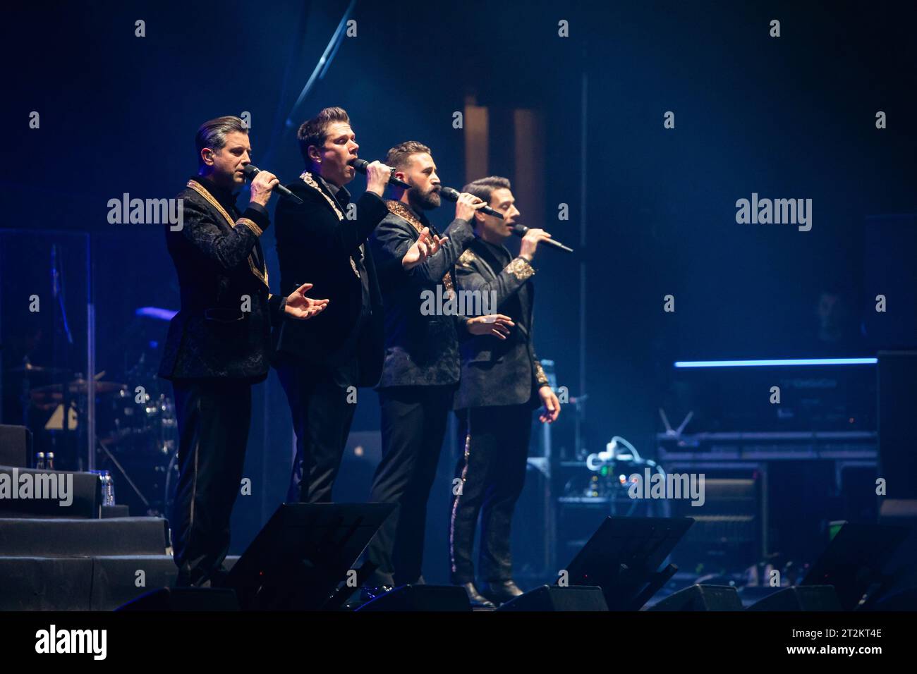 Porto, Portogallo. 19 ottobre 2023. IL gruppo vocale DIVO si esibisce durante il tour "New Day" alla Super Bock Arena. (Foto di Rita Franca/SOPA Images/Sipa USA) credito: SIPA USA/Alamy Live News Foto Stock