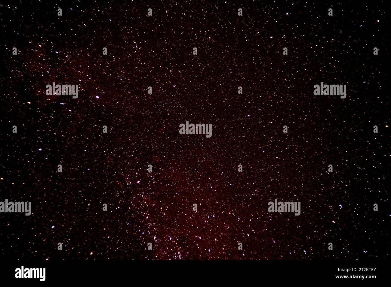 cielo notturno, stelle e galassia Foto Stock