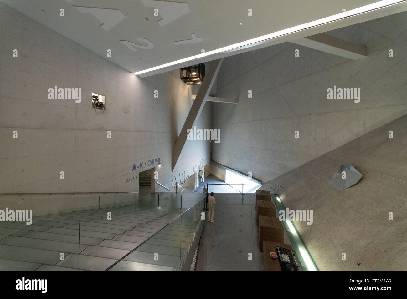 REM Koolhaas Casa da musica, sala concerti, Porto, Portogallo Foto Stock