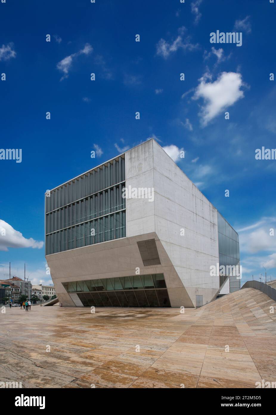 REM Koolhaas Casa da musica, sala concerti, Porto, Portogallo Foto Stock