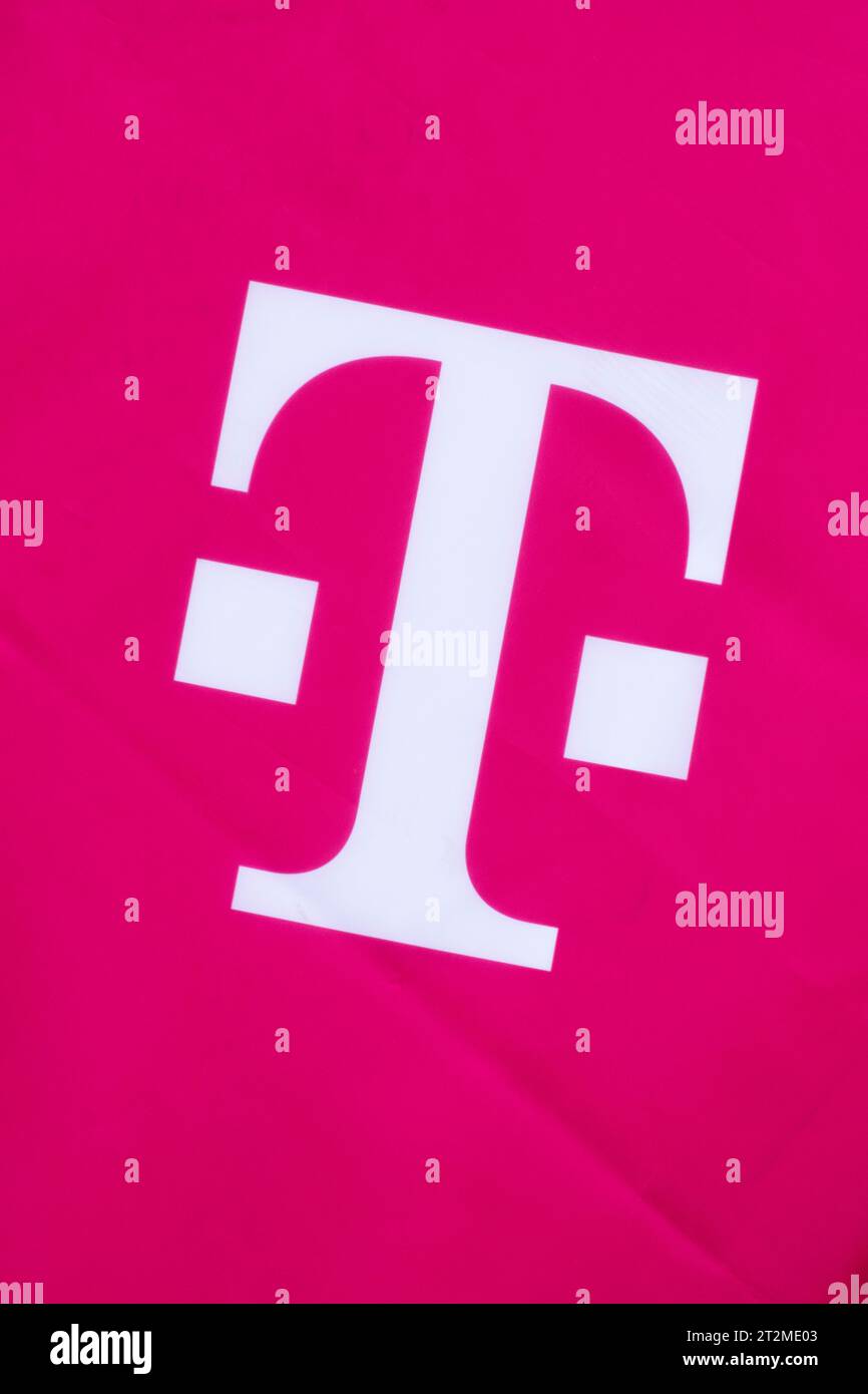 Firma e logo di T-mobile T Foto Stock
