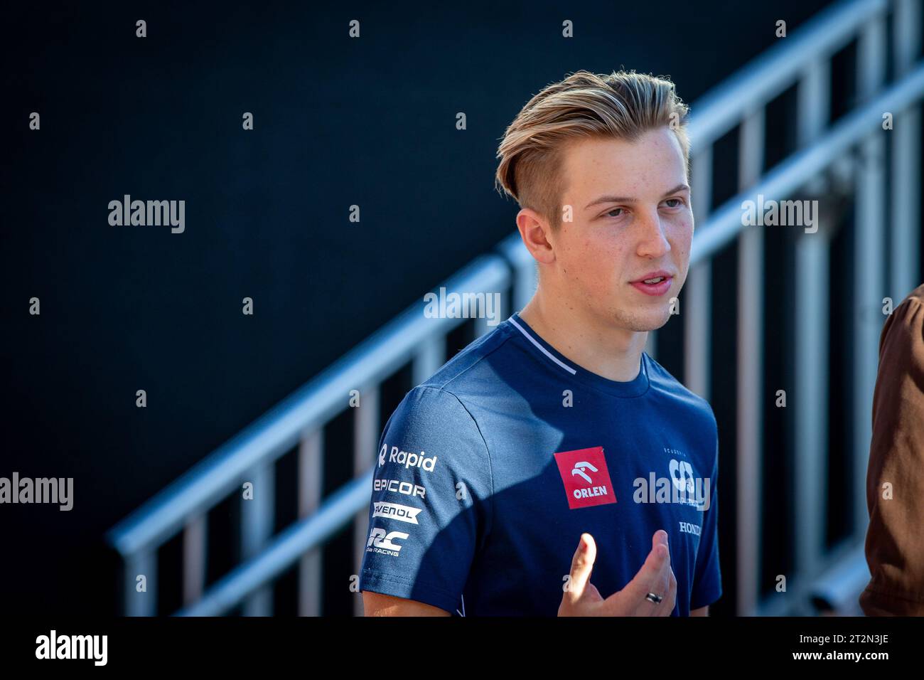 Liam Lawson Scuderia AlphaTauri in FORMULA 1 LENOVO GRAN PREMIO DEGLI STATI UNITI 2023 - dal 19 ottobre al 22 ottobre 2023 circuito delle Americhe, Austin, Texas, USA Foto Stock