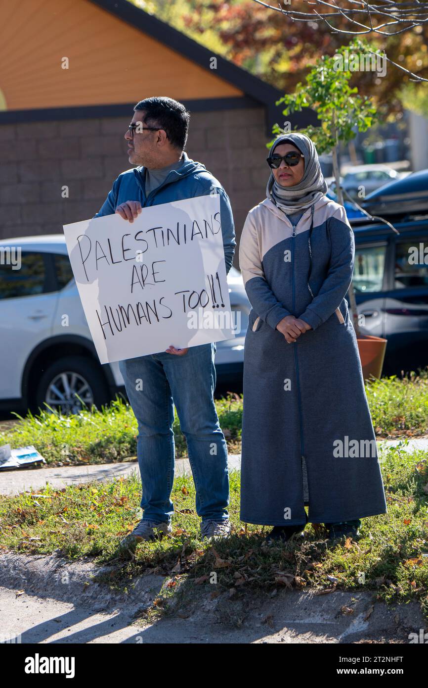 Minneapolis, Minnesota. Marcia per la Palestina. Foto Stock