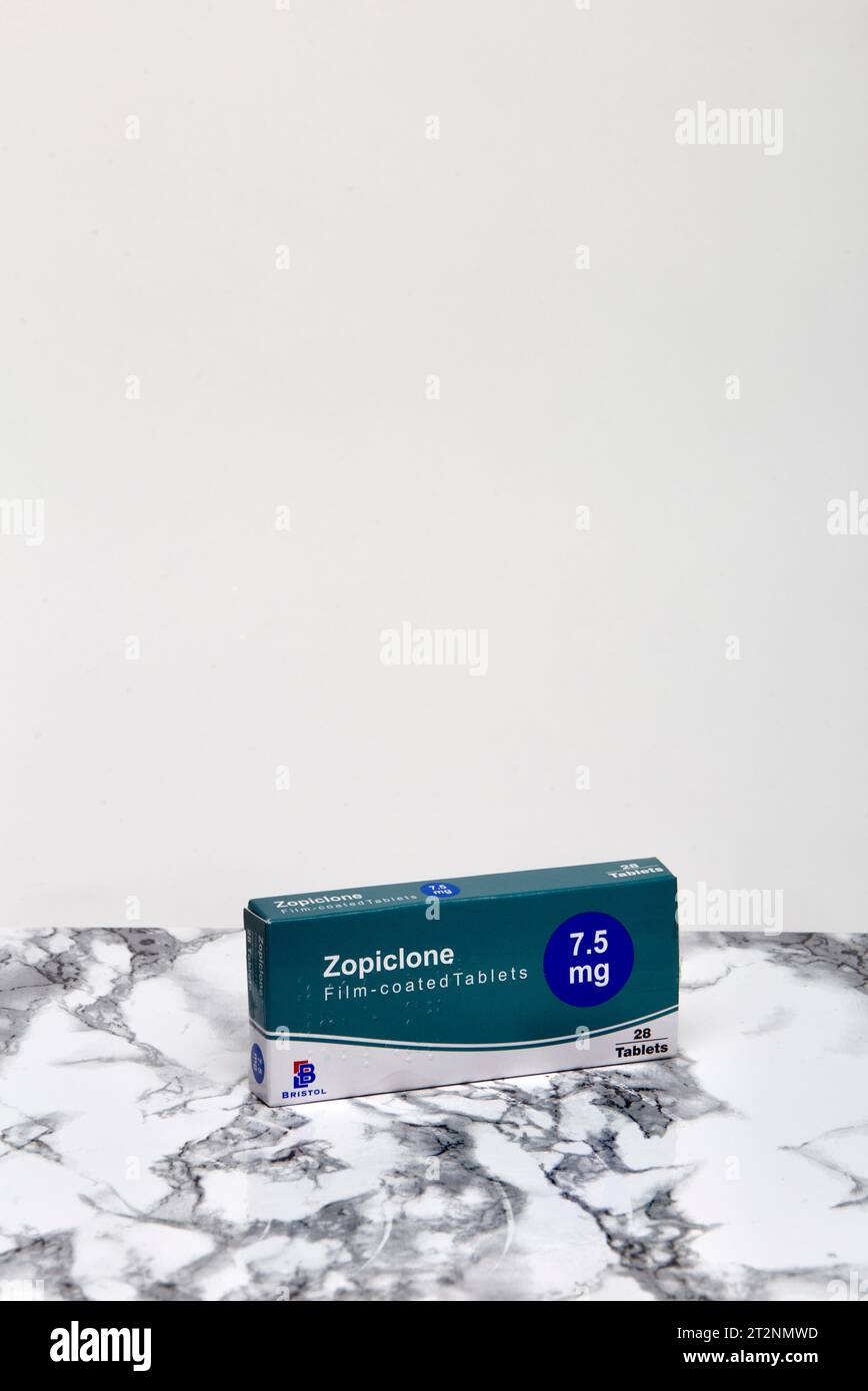 Zopiclone è un tipo di pillola per dormire Foto Stock