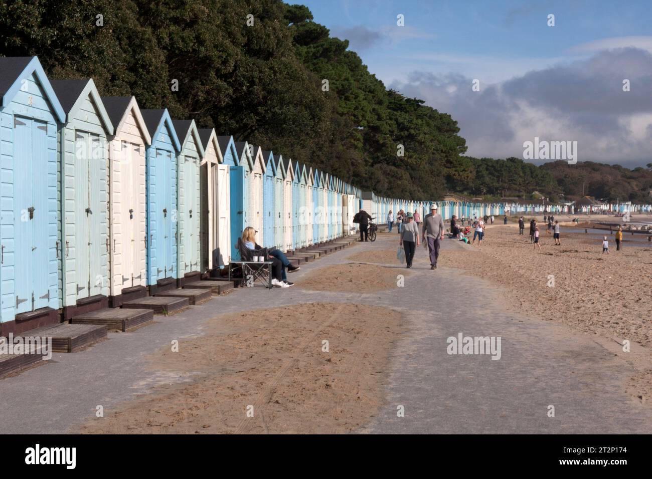 Avon Beach, Christchurch, Dorset, Inghilterra Foto Stock