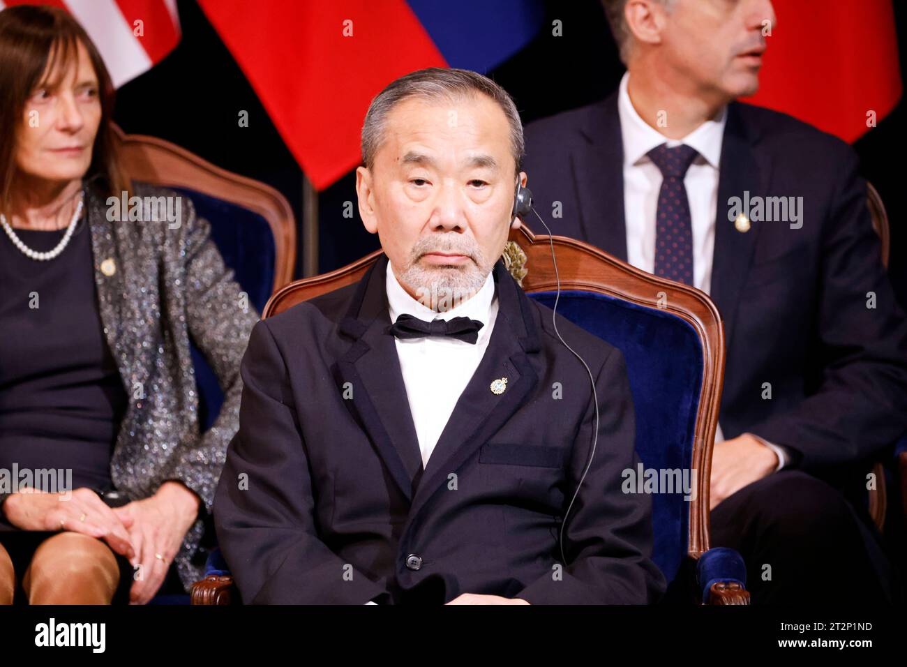 Oviedo, Asturie, Spagna. 20 ottobre 2023. Haruki Murakami, Princess of Asturias Award 2023 per la letteratura partecipa alla cerimonia di gala durante il Princess of Asturias Awards 2023 al Campoamor Theatre il 21 ottobre 2023 a Oviedo, Spagna (Credit Image: © Jack Abuin/ZUMA Press Wire) SOLO PER USO EDITORIALE! Non per USO commerciale! Foto Stock