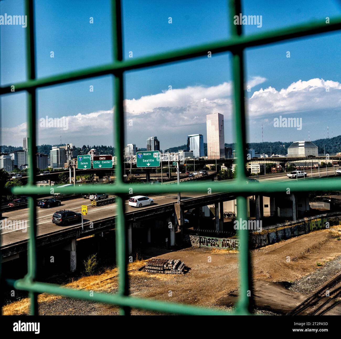 Portland, Oegon, City Scapes Foto Stock