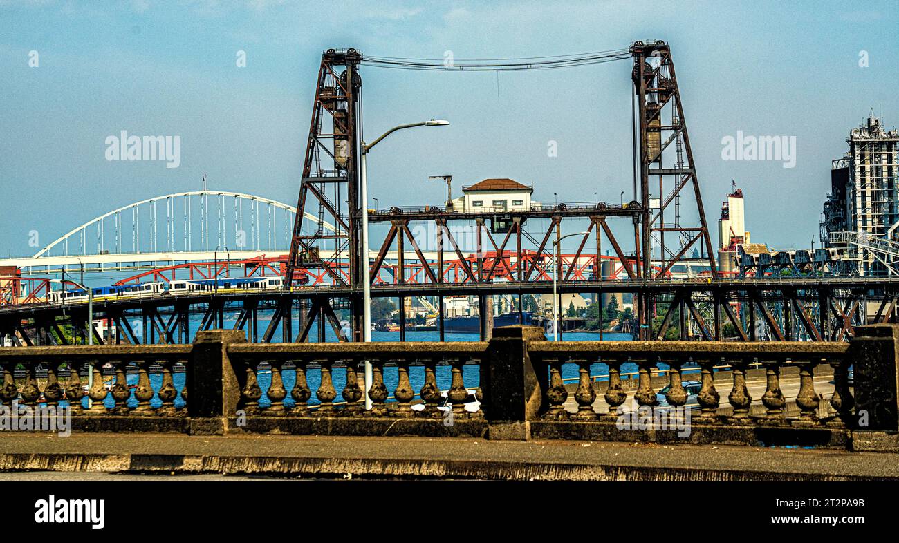 Portland, Oegon, City Scapes Foto Stock