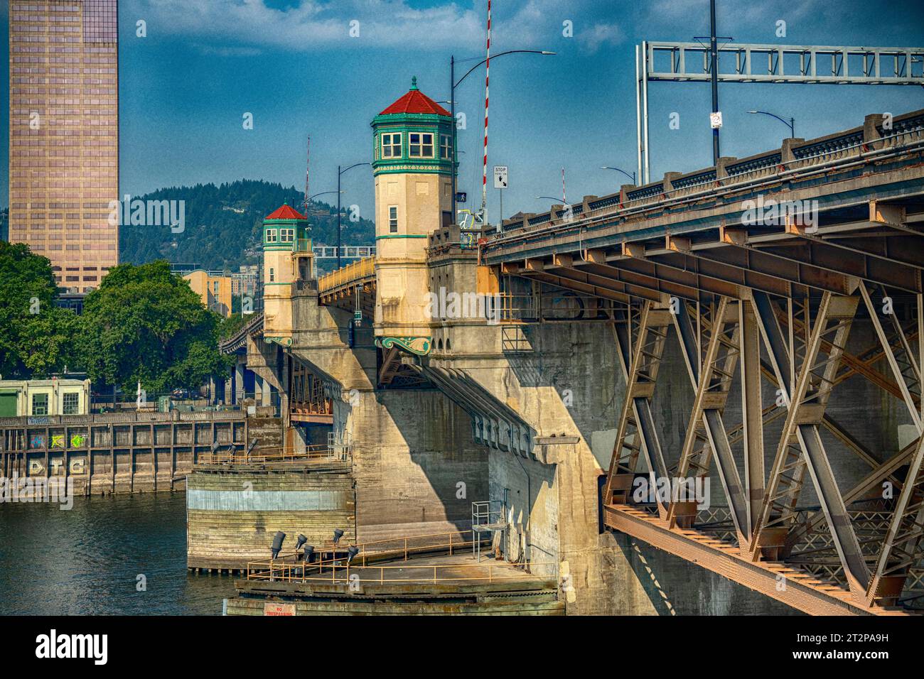 Portland, Oegon, City Scapes Foto Stock