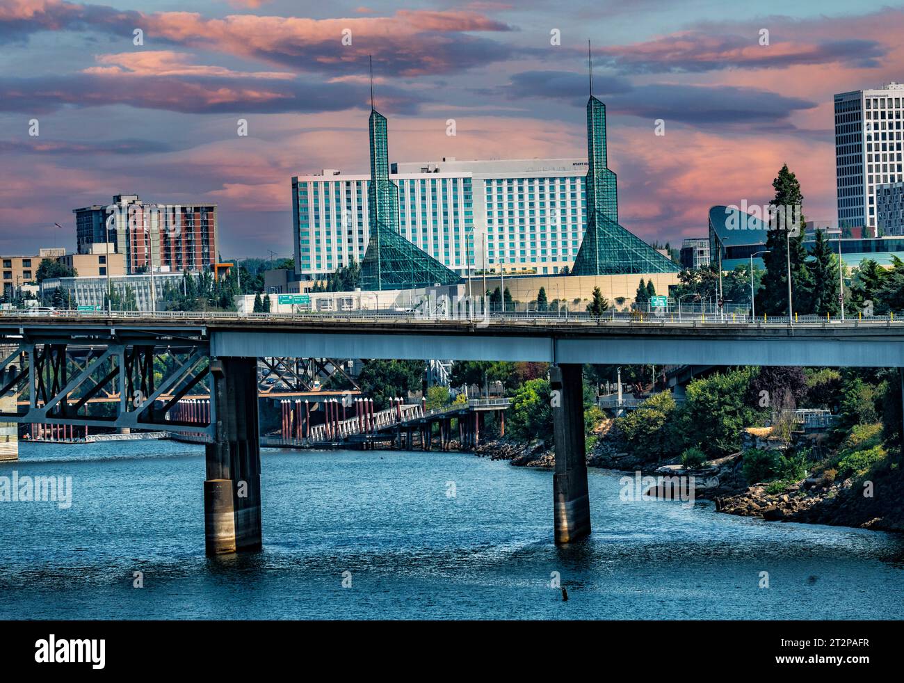 Portland, Oegon, City Scapes Foto Stock