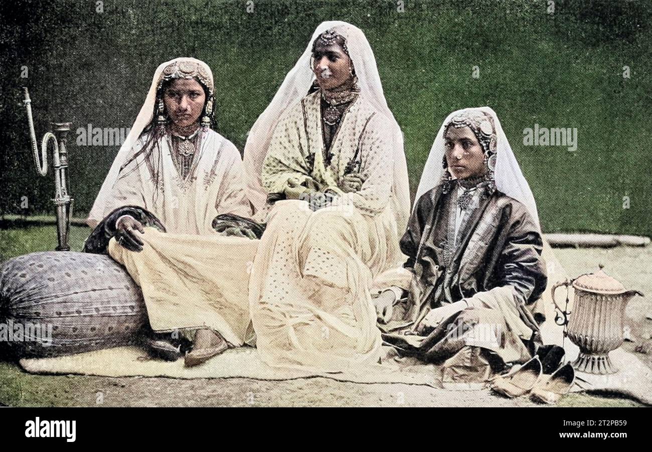 Nautch ragazze del Kashmir Foto Stock