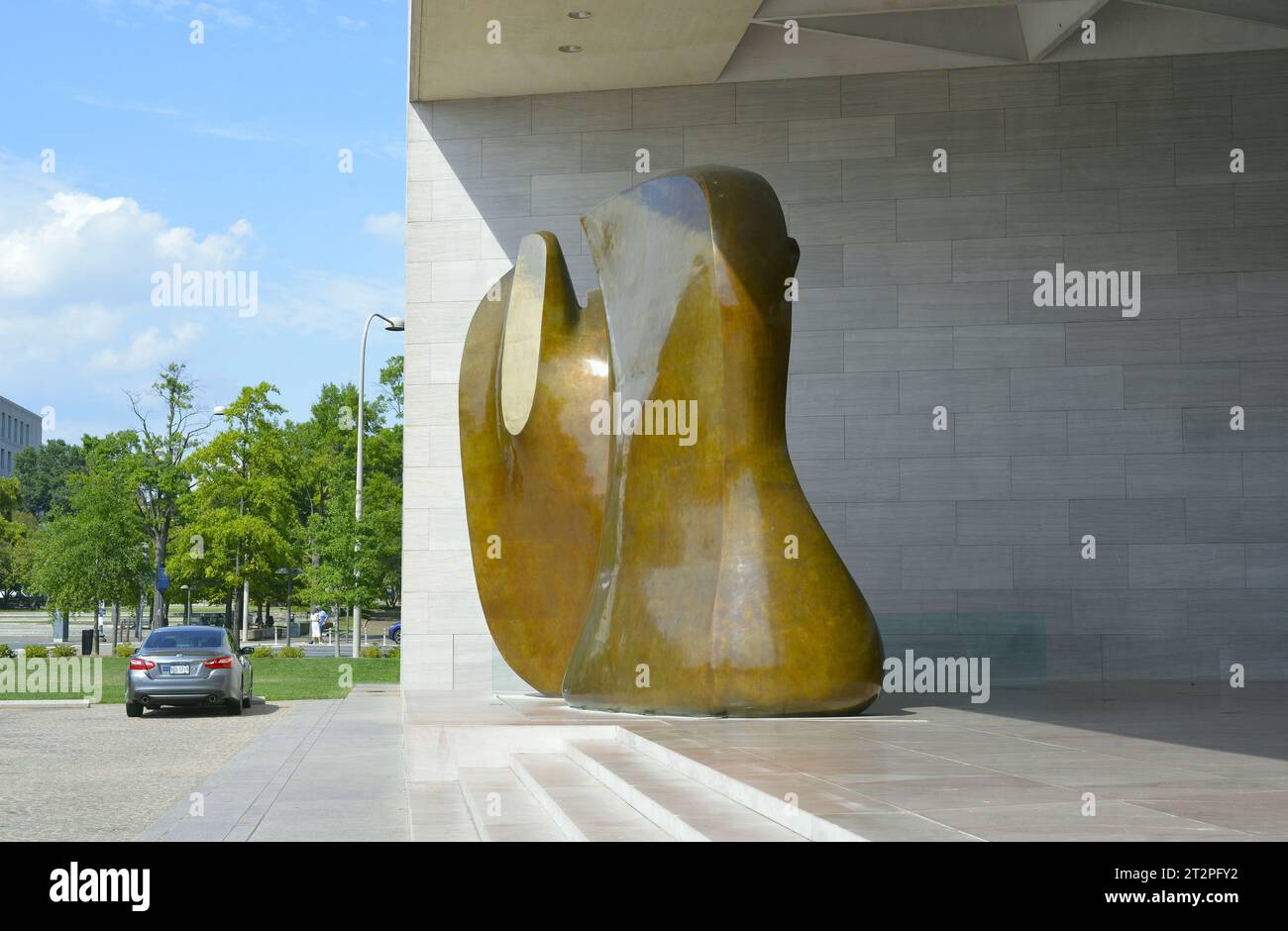 Vista interna della National Gallery of Art; Washington; D.C.; USA Foto Stock