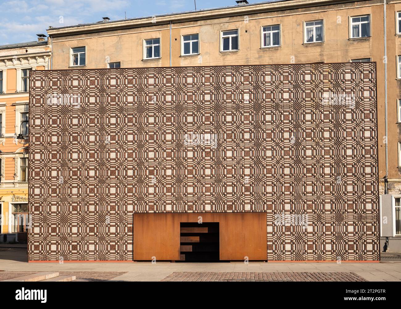 memoriale per le vittime dell'occupazione sovietica presso il Museo dell'occupazione della Lettonia, riga, Lettonia Foto Stock