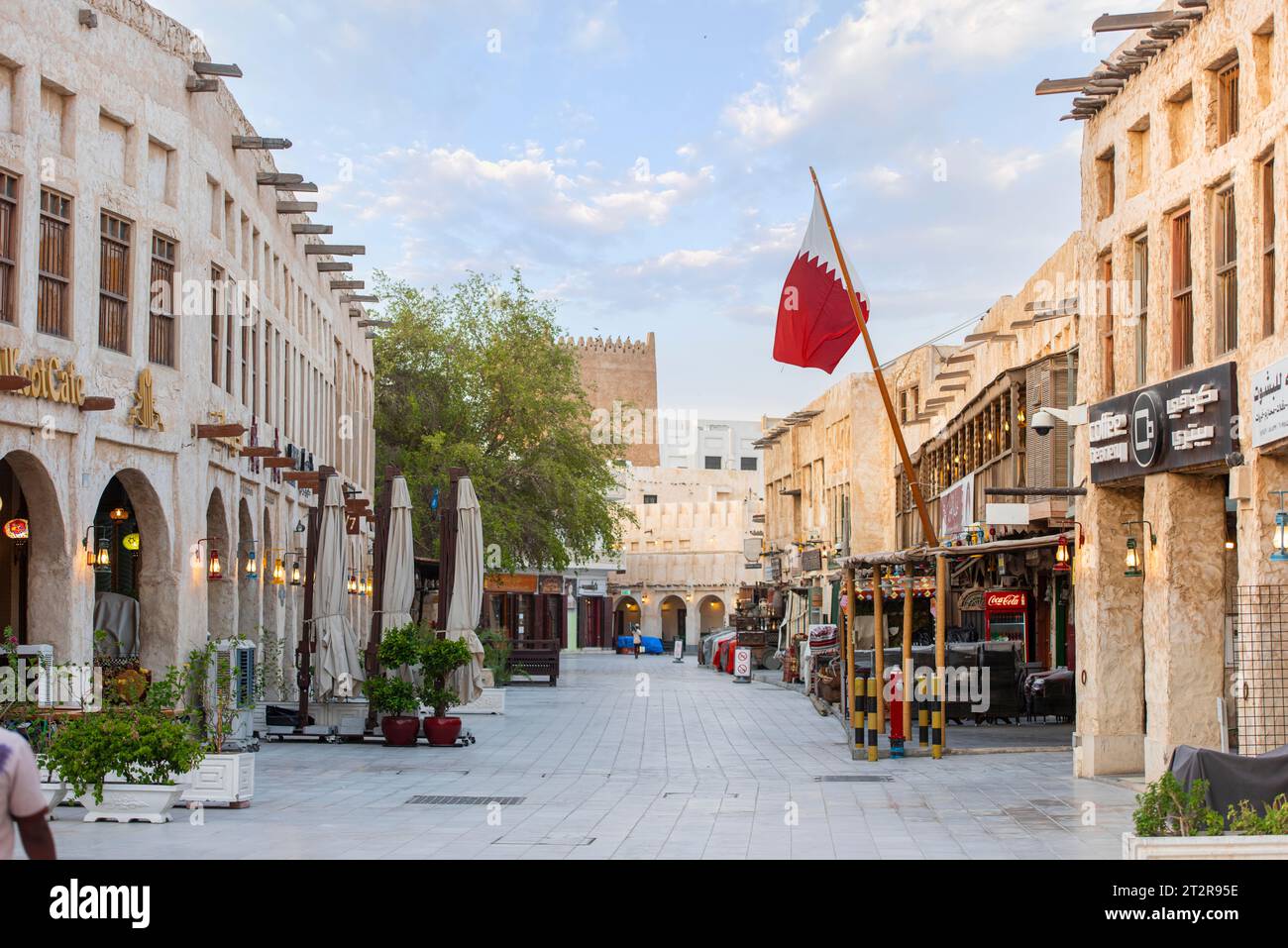 Kathon è una città dell'Qatar di 59km, situata nel Qatar, nello stato federato dell'Uttttttttttttar. Il souq è noto per la vendita di indumenti tradizionali, spezie, artigianato e souvenir Foto Stock