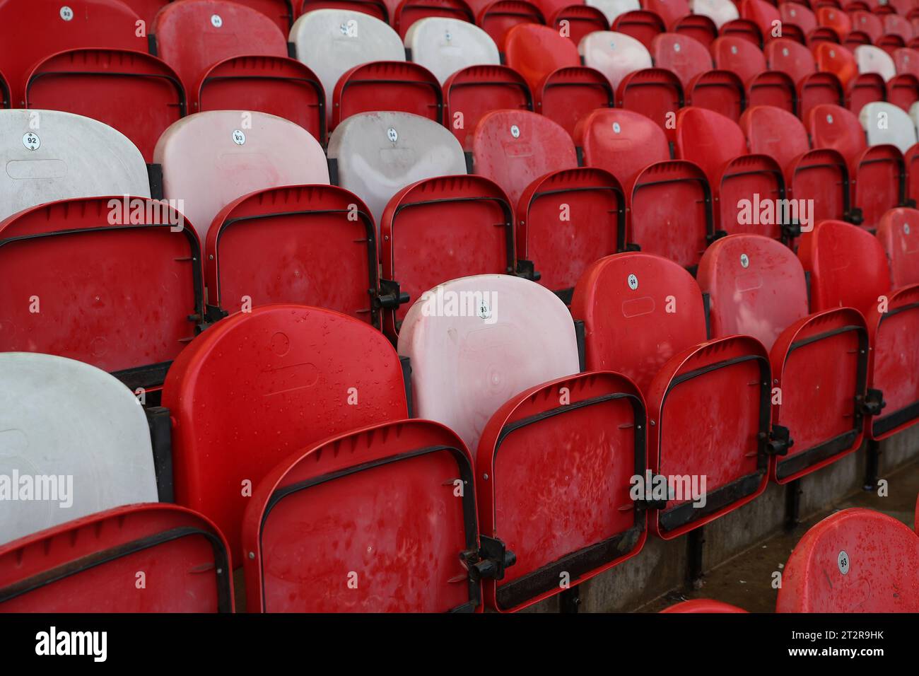 Una vista generale all'interno del Riverside Stadium, sede del Middlesbrough in vista della partita del campionato Sky Bet Middlesbrough vs Birmingham City al Riverside Stadium, Middlesbrough, Regno Unito, 21 ottobre 2023 (foto di Gareth Evans/News Images) Foto Stock