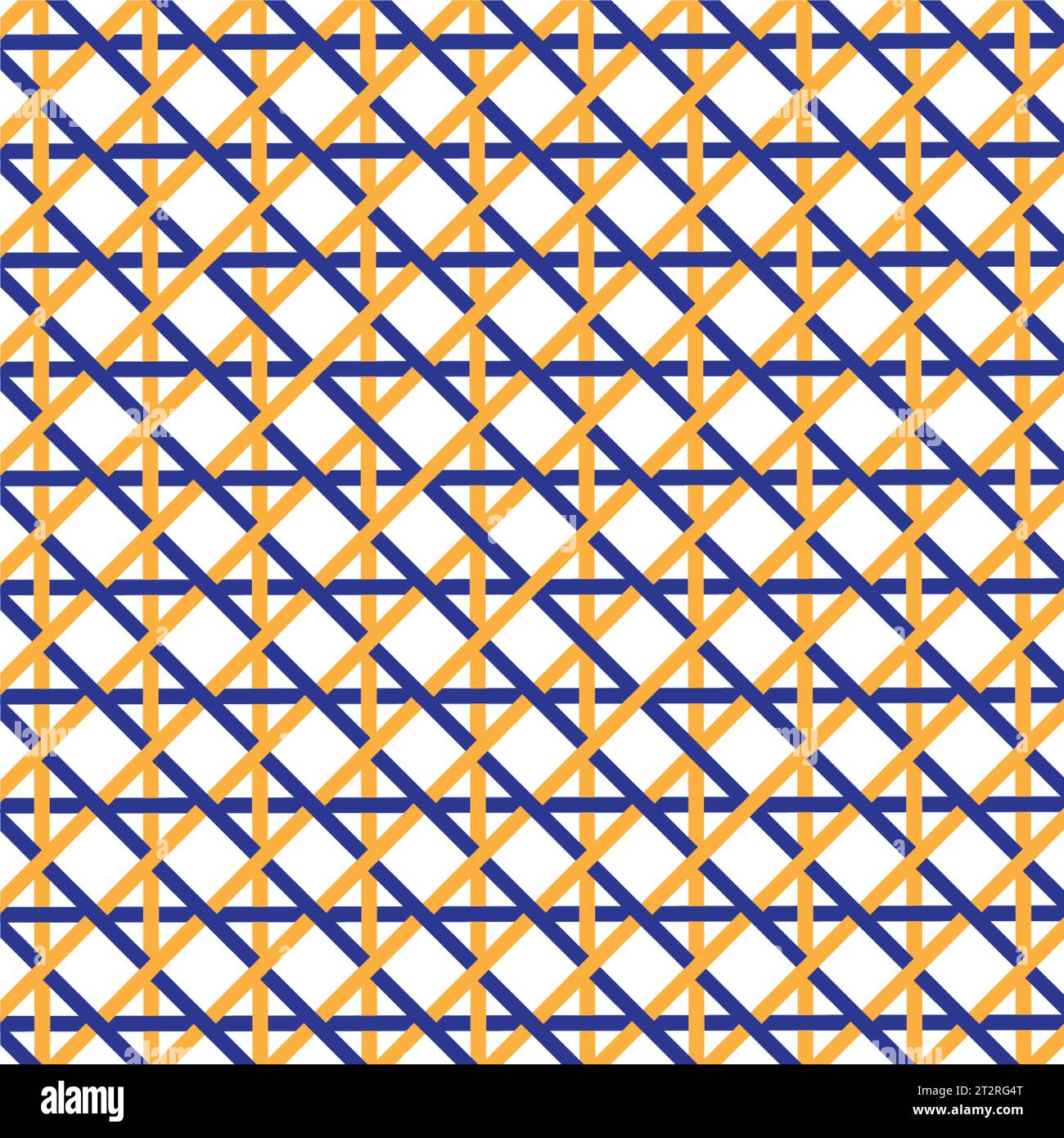 Motivo a ripetizione colorato e senza cuciture con uno stile geometrico astratto e minimalista. Motivo geometrico senza cuciture giallo e blu navy. Illustrazione Vettoriale
