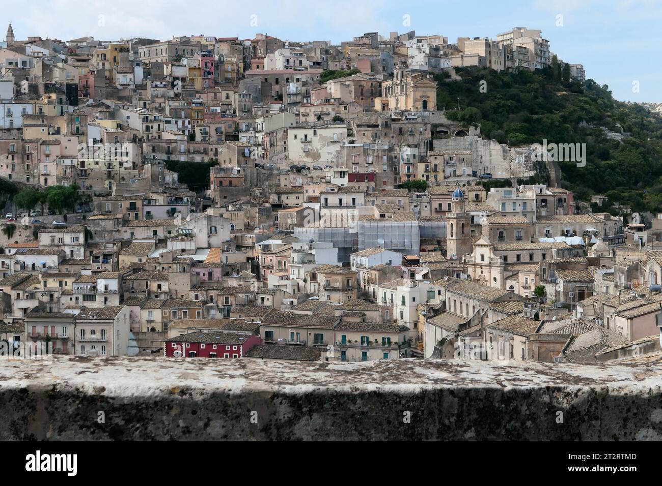 Ragusa, località collinare della Sicilia Foto Stock