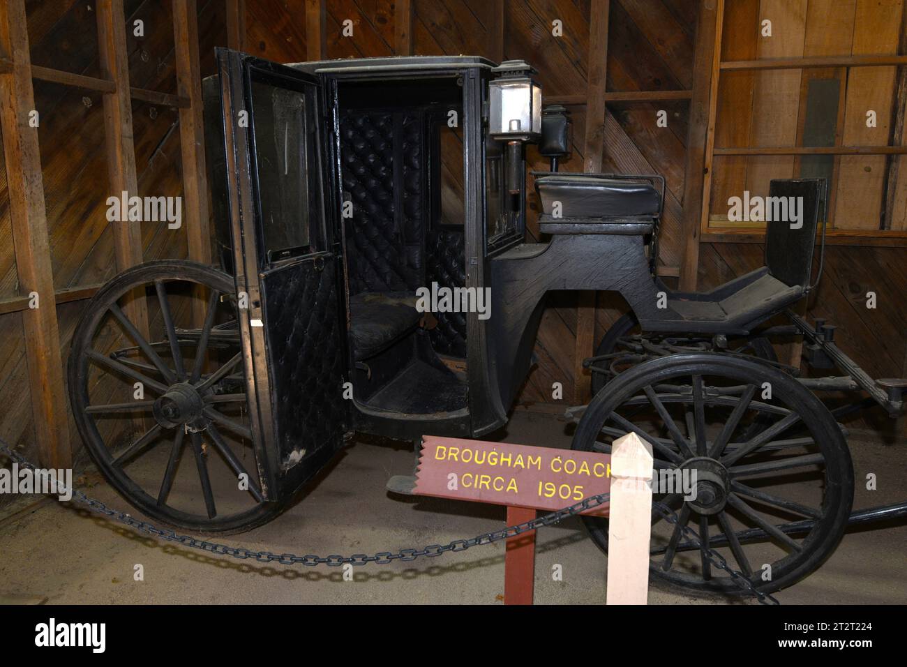 1905 carrozza trainata da cavalli di Drougham. Foto Stock
