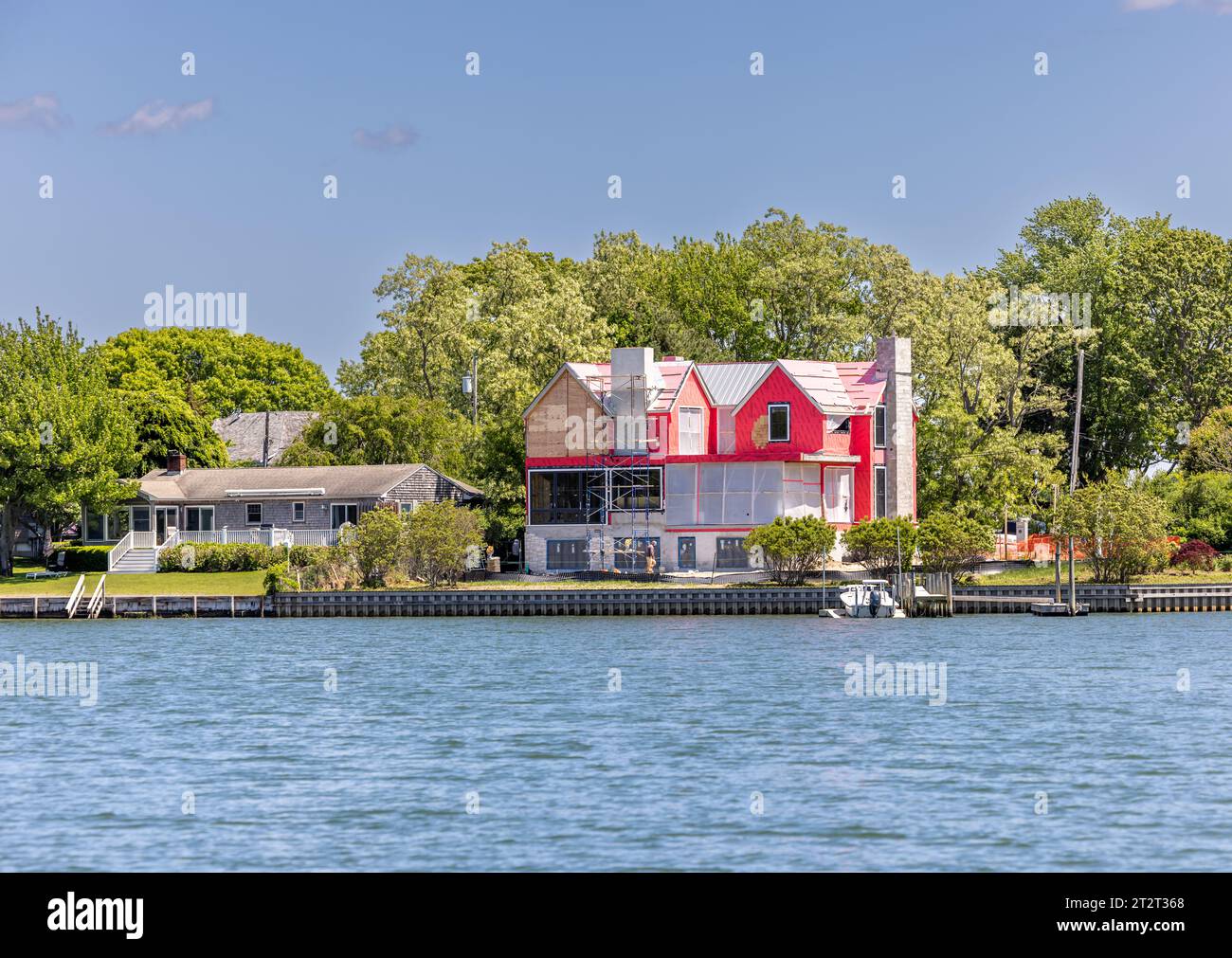 vista panoramica di 71 harbour drive in bay point Foto Stock