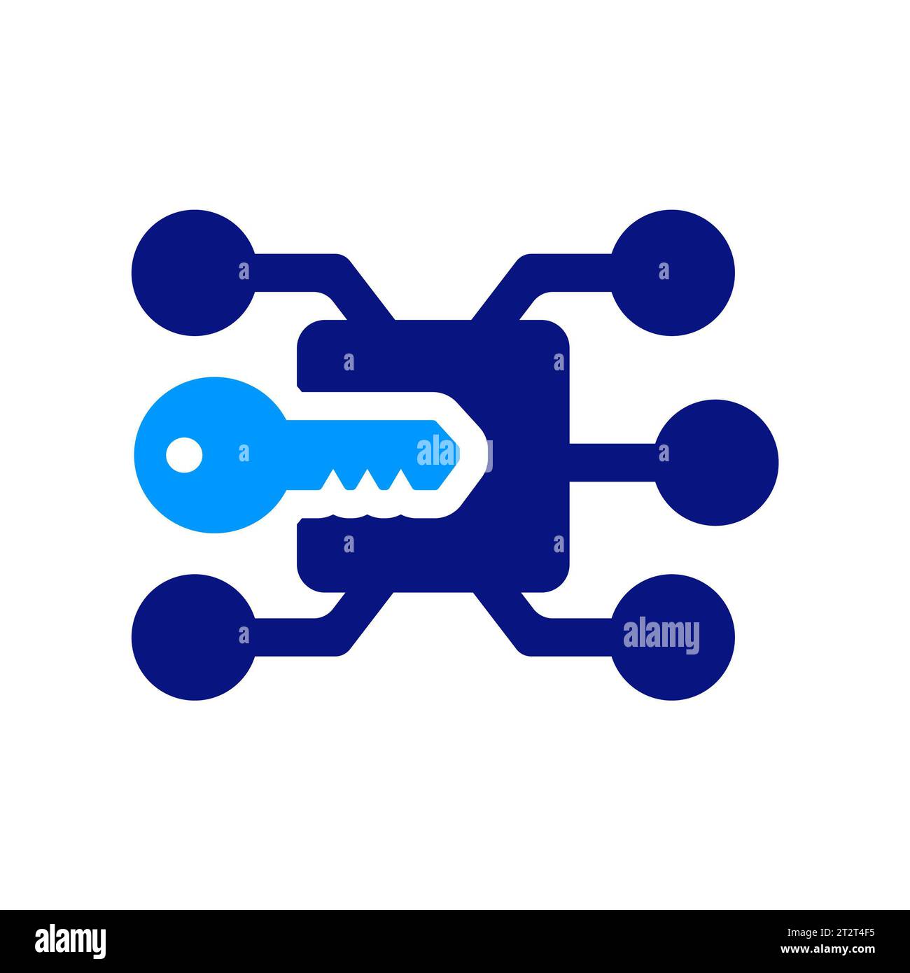 Cyber Security, servizio, software antivirus, soluzioni di sicurezza gestite, crittografia, crittografia, algoritmo, tecnologia blockchain. Flusso di lavoro Foto Stock