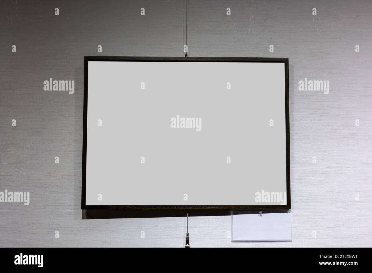 Mockup sulla parete con spazio per inserire il testo per i vostri scopi Foto Stock