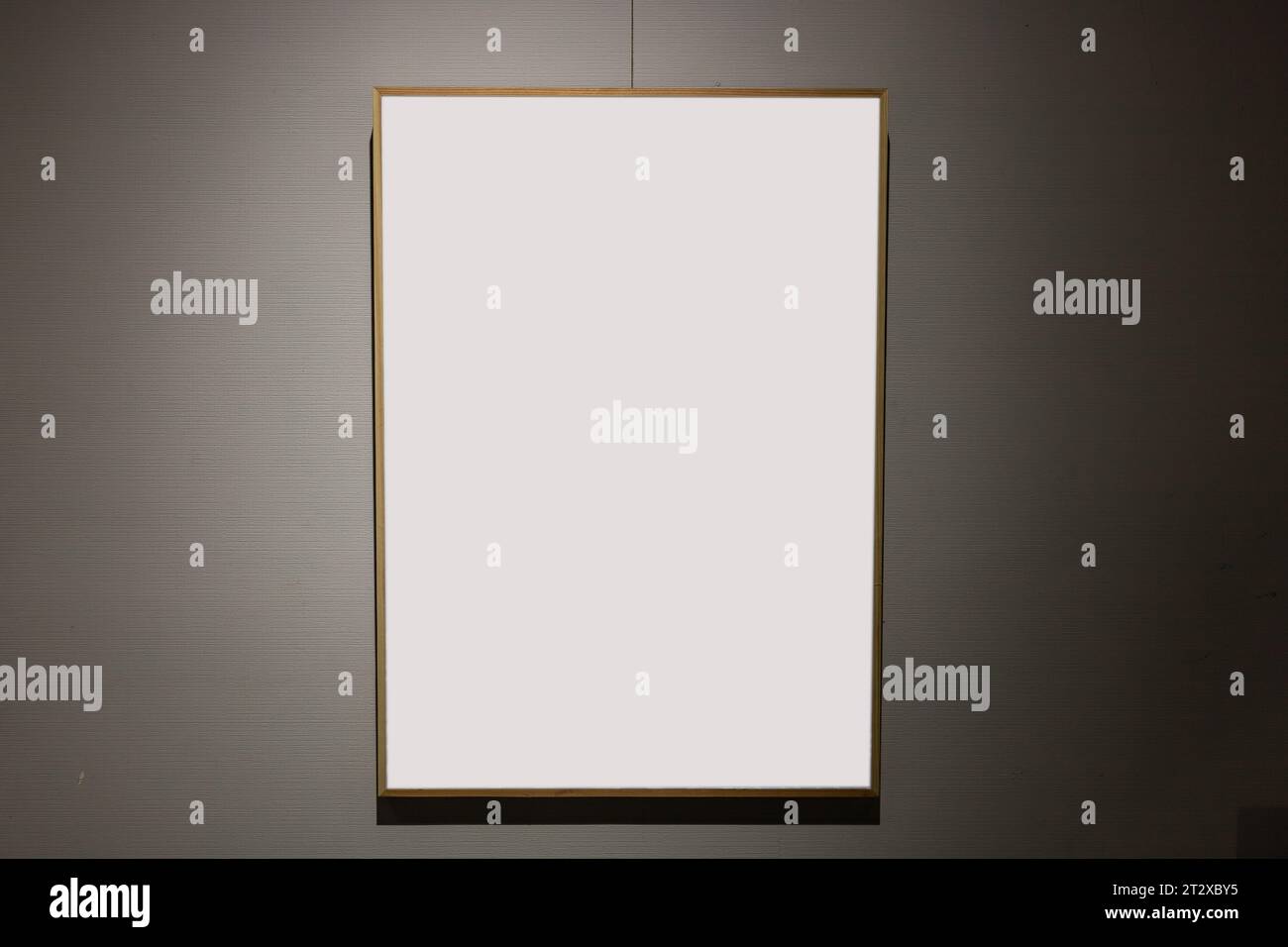 Mockup sulla parete con spazio per inserire il testo per i vostri scopi Foto Stock