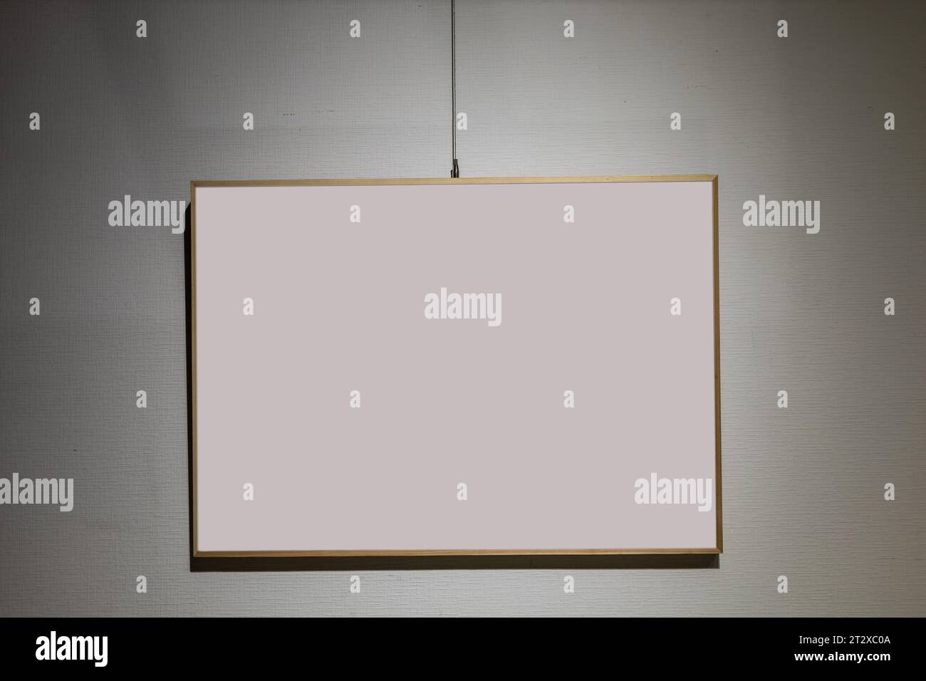 Mockup sulla parete con spazio per inserire il testo per i vostri scopi Foto Stock