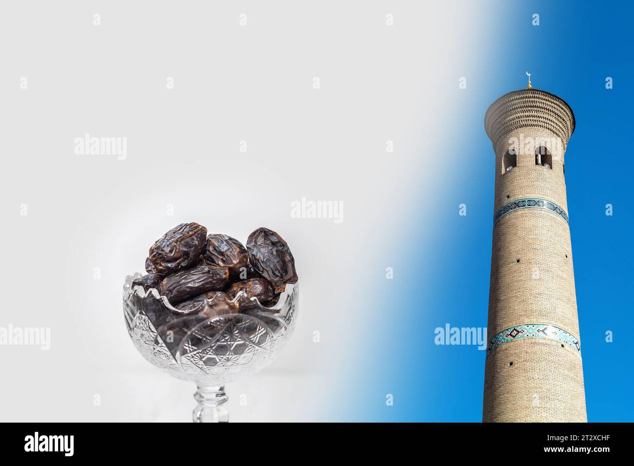 Contesto del santo mese musulmano del Ramadan Foto Stock