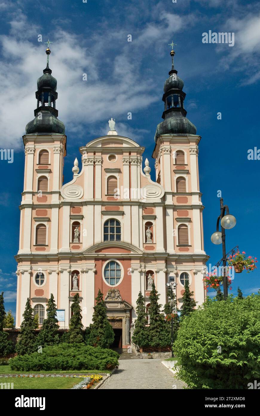 Chiesa di San Nicola a Otmuchów, Opolskie, alta Slesia, Polonia Foto Stock