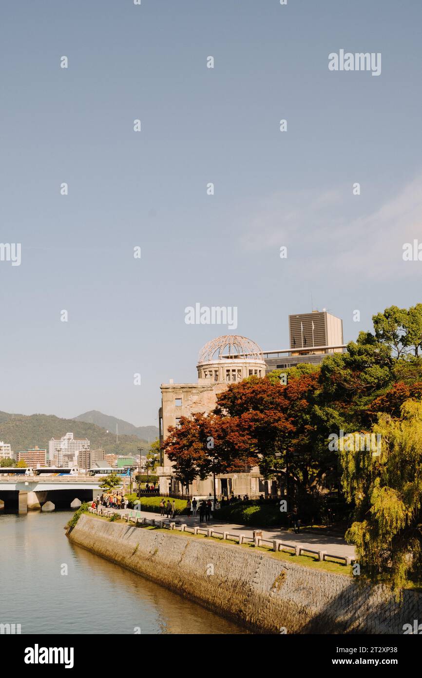 La Cupola della Bomba Atomica a Hiroshima, Giappone Foto Stock