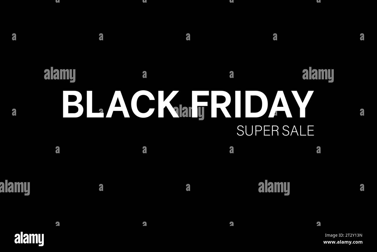 Banner sconti sugli acquisti del Black Friday, sconti e negozi affollati. Modello vettoriale per sfondo, banner, schede, poster. Illustrazione Vettoriale