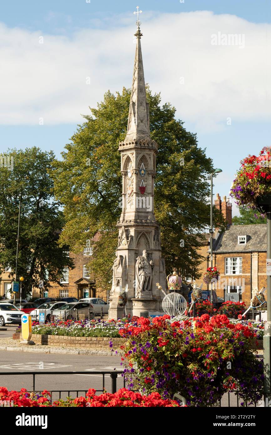 Banbury Cross, Banbury, Oxfordshire, Inghilterra Foto Stock