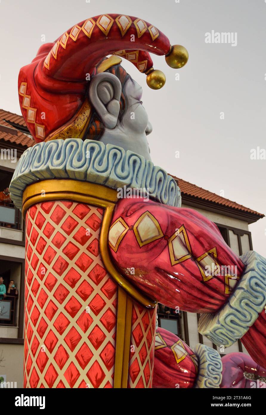 Carnevale invernale nella città di Manchego Foto Stock