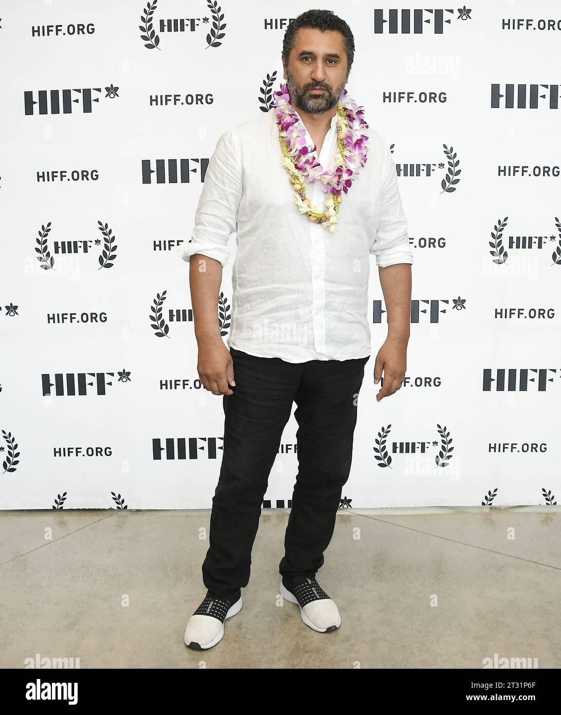 Los Angeles, USA. 21 ottobre 2023. Cliff Curtis al 43° Annual Hawaii International Film Festival - PASIFIKA RUOLI: IN CONVERSAZIONE CON CLIFF CURTIS tenuto presso l'ACM Student Production Center presso l'Università di Hawai'i-West o'ahu a Kapolei, HI sabato 21 ottobre 2023. (Foto di Sthanlee B. Mirador/Sipa USA) credito: SIPA USA/Alamy Live News Foto Stock