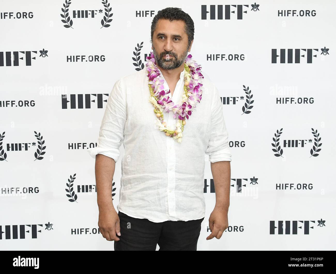 Los Angeles, USA. 21 ottobre 2023. Cliff Curtis al 43° Annual Hawaii International Film Festival - PASIFIKA RUOLI: IN CONVERSAZIONE CON CLIFF CURTIS tenuto presso l'ACM Student Production Center presso l'Università di Hawai'i-West o'ahu a Kapolei, HI sabato 21 ottobre 2023. (Foto di Sthanlee B. Mirador/Sipa USA) credito: SIPA USA/Alamy Live News Foto Stock