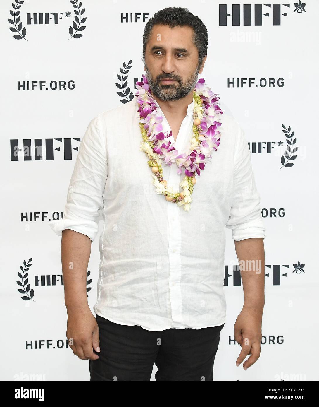 Los Angeles, USA. 21 ottobre 2023. Cliff Curtis al 43° Annual Hawaii International Film Festival - PASIFIKA RUOLI: IN CONVERSAZIONE CON CLIFF CURTIS tenuto presso l'ACM Student Production Center presso l'Università di Hawai'i-West o'ahu a Kapolei, HI sabato 21 ottobre 2023. (Foto di Sthanlee B. Mirador/Sipa USA) credito: SIPA USA/Alamy Live News Foto Stock