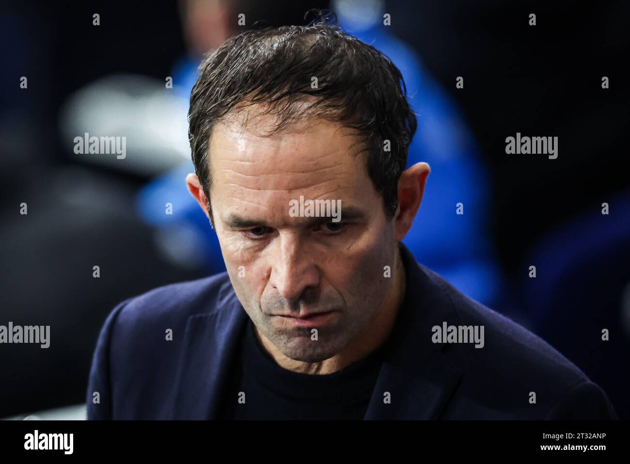 Benoit HAMON durante la Coppa del mondo 2023, semifinale di rugby a 15 tra Argentina e nuova Zelanda il 20 ottobre 2023 allo Stade de France di Saint-Denis vicino Parigi Foto Stock