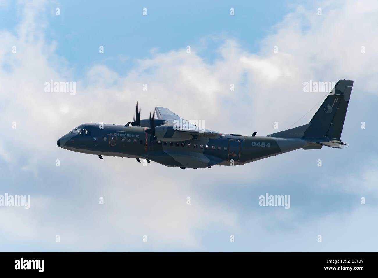 CASA C-295 ai giorni NATO 2023 a Ostrava, Repubblica Ceca Foto Stock