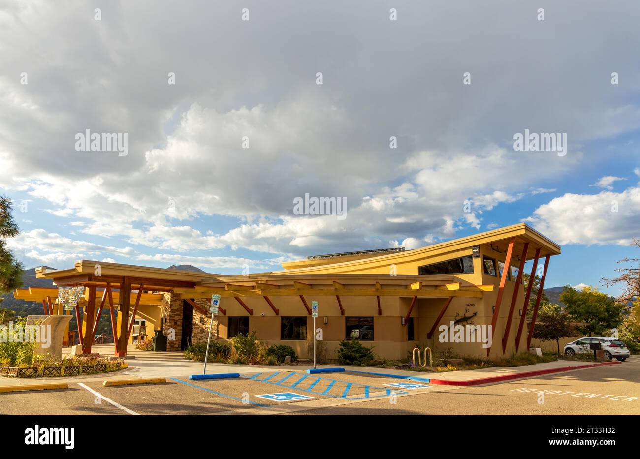 Los Alamos Nature Center, gestito dal PEEC (Pajarito Environmental Education Center) a Los Alamos, New Mexico Foto Stock