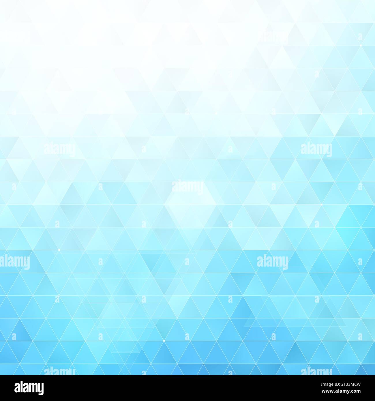 Sfondo astratto composto da molti triangoli bianchi, turchesi e blu. Sfondo a forma triangolare geometrica full frame ad alta risoluzione con spazio di copia Foto Stock