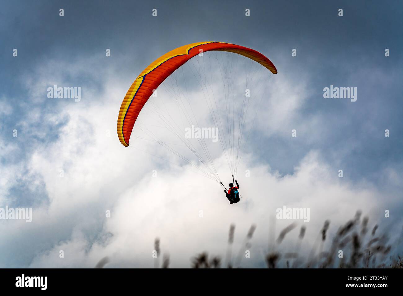 Parapendio Foto Stock