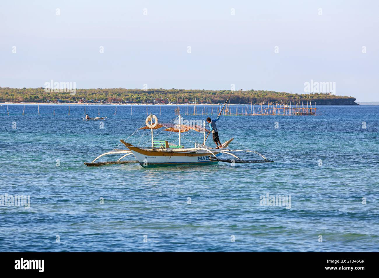 Isola di Bantayan vicino a Cebu, regione di Visayas, Filippine Foto Stock