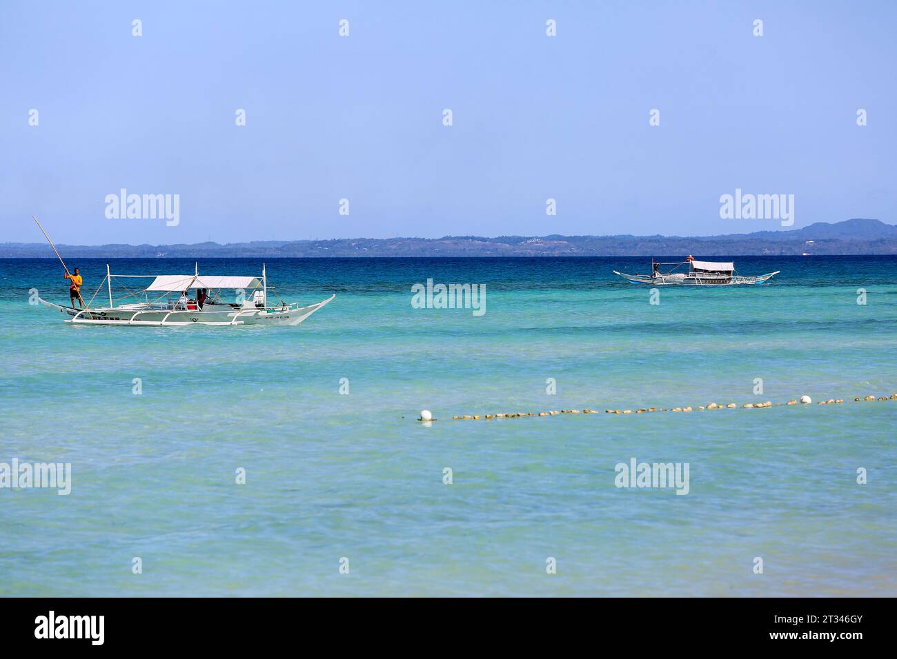 Isola di Bantayan vicino a Cebu, regione di Visayas, Filippine Foto Stock