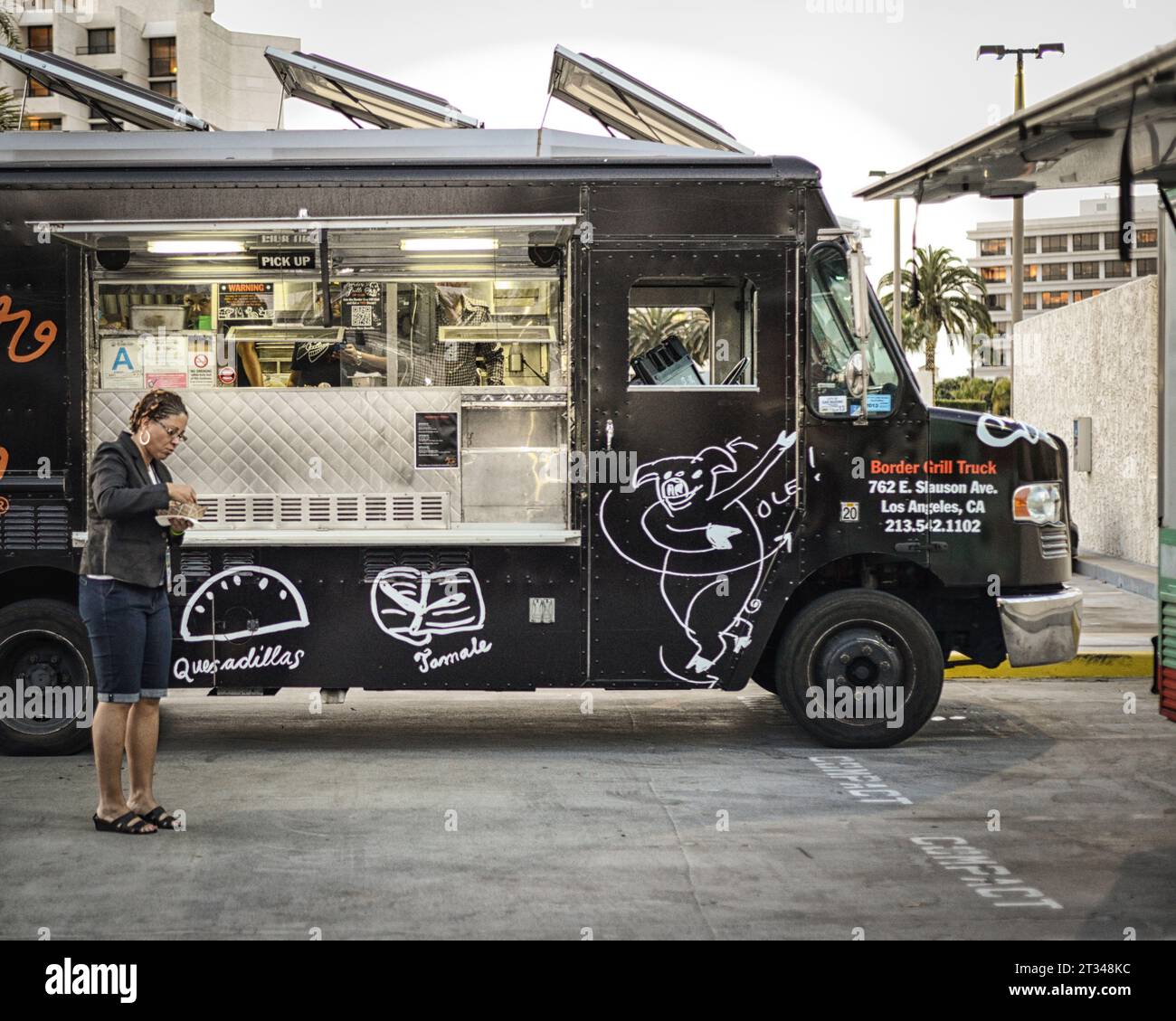 Taco Food Truck Foto Stock