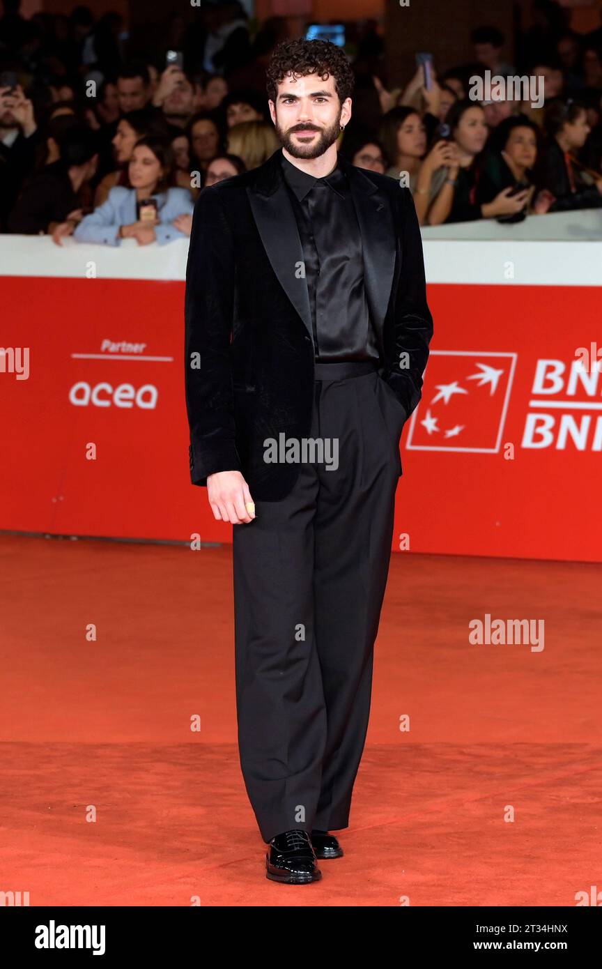 Andrea di Luigi bei der Premiere des Netlix-Films 'nuovo Olimpo' auf dem 18. Internationalen Filmfestival von Rom / Festa del Cinema di Roma 2023 im Auditorium Parco della musica. ROM, 22.10.2023 Foto Stock