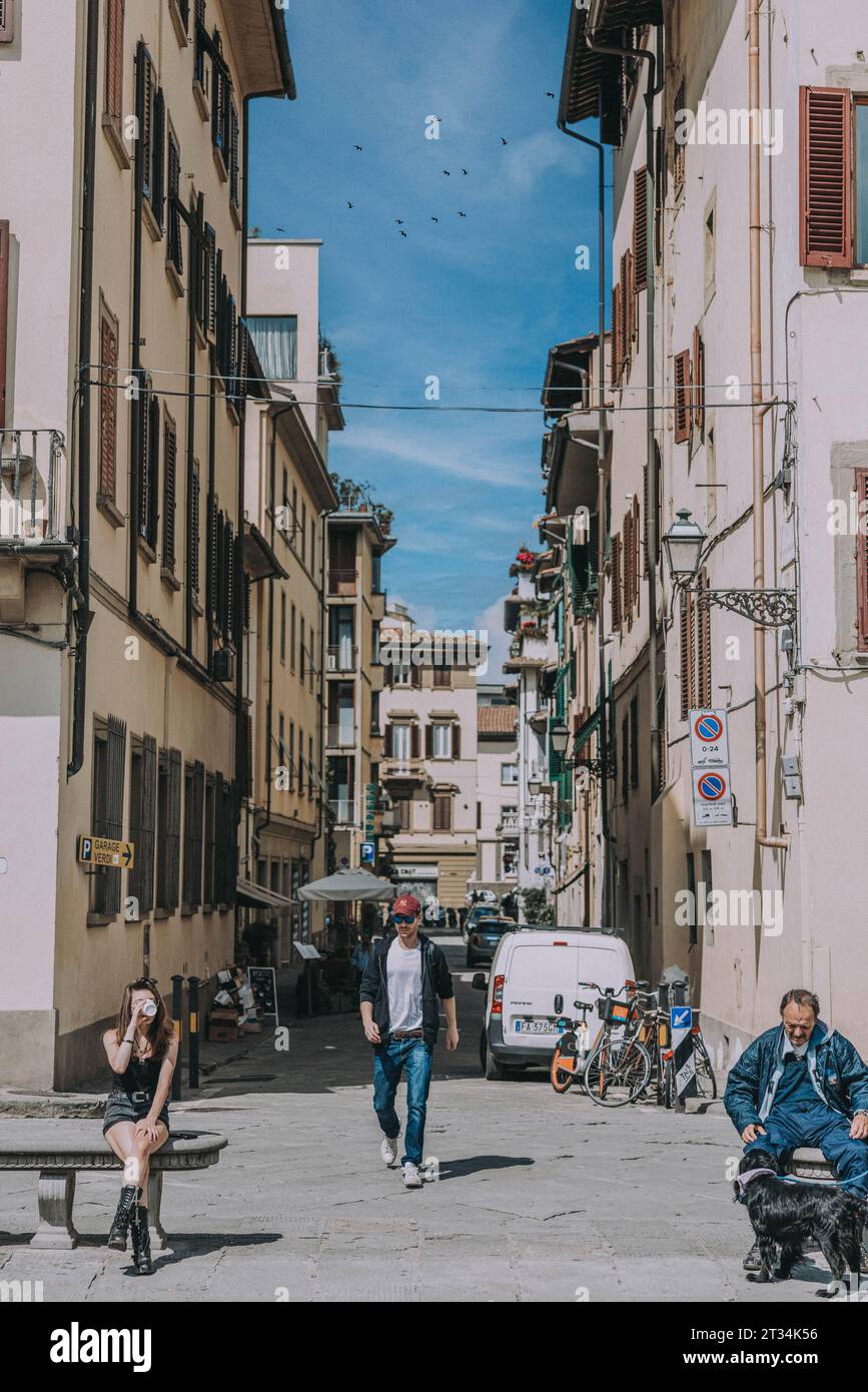 la vita in italia Foto Stock