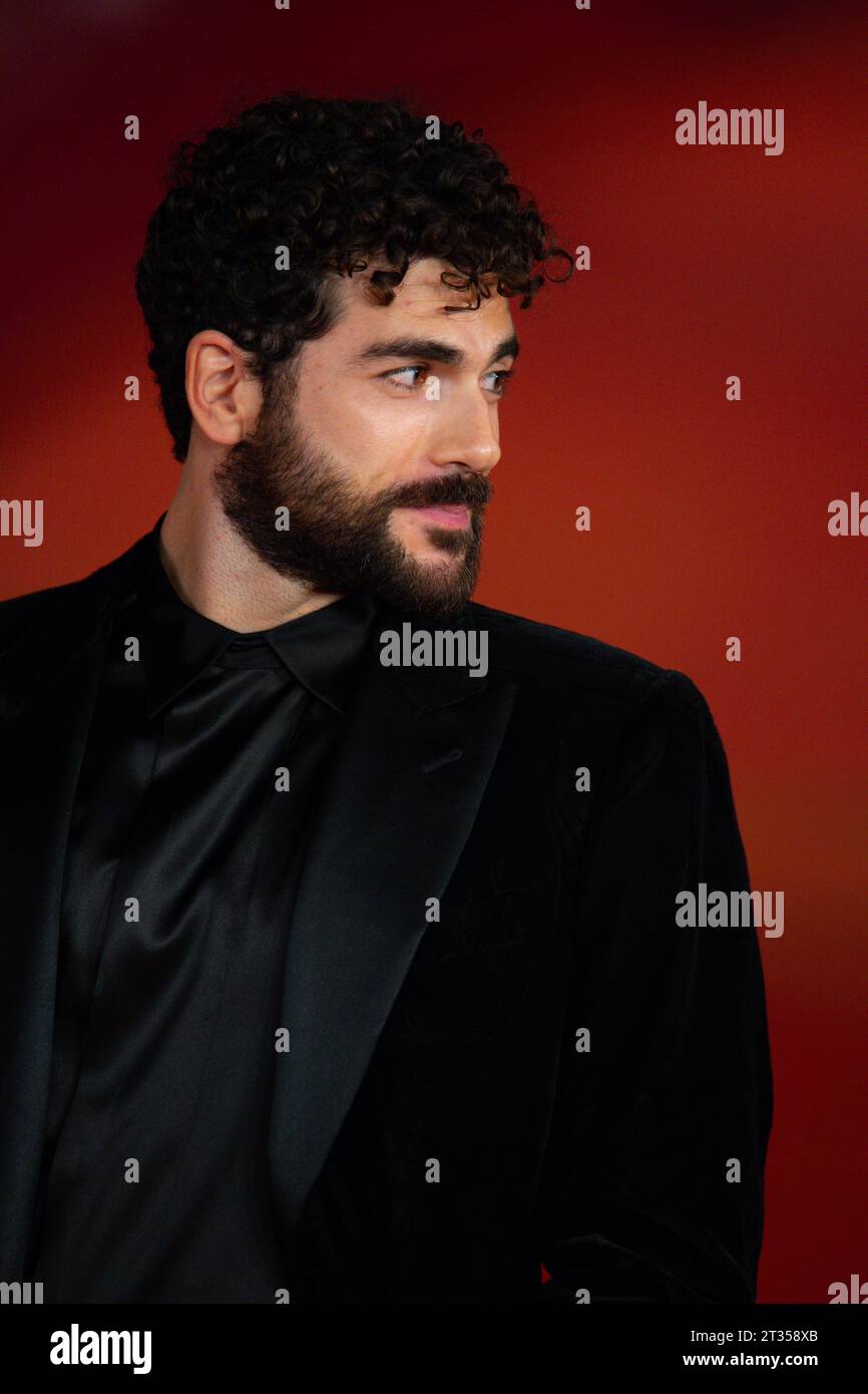 Andrea di Luigi partecipa al Red carpet del film nuovo Olimpo al Roma Film Fest 2023 all'Auditorium Parco della musica. Foto Stock