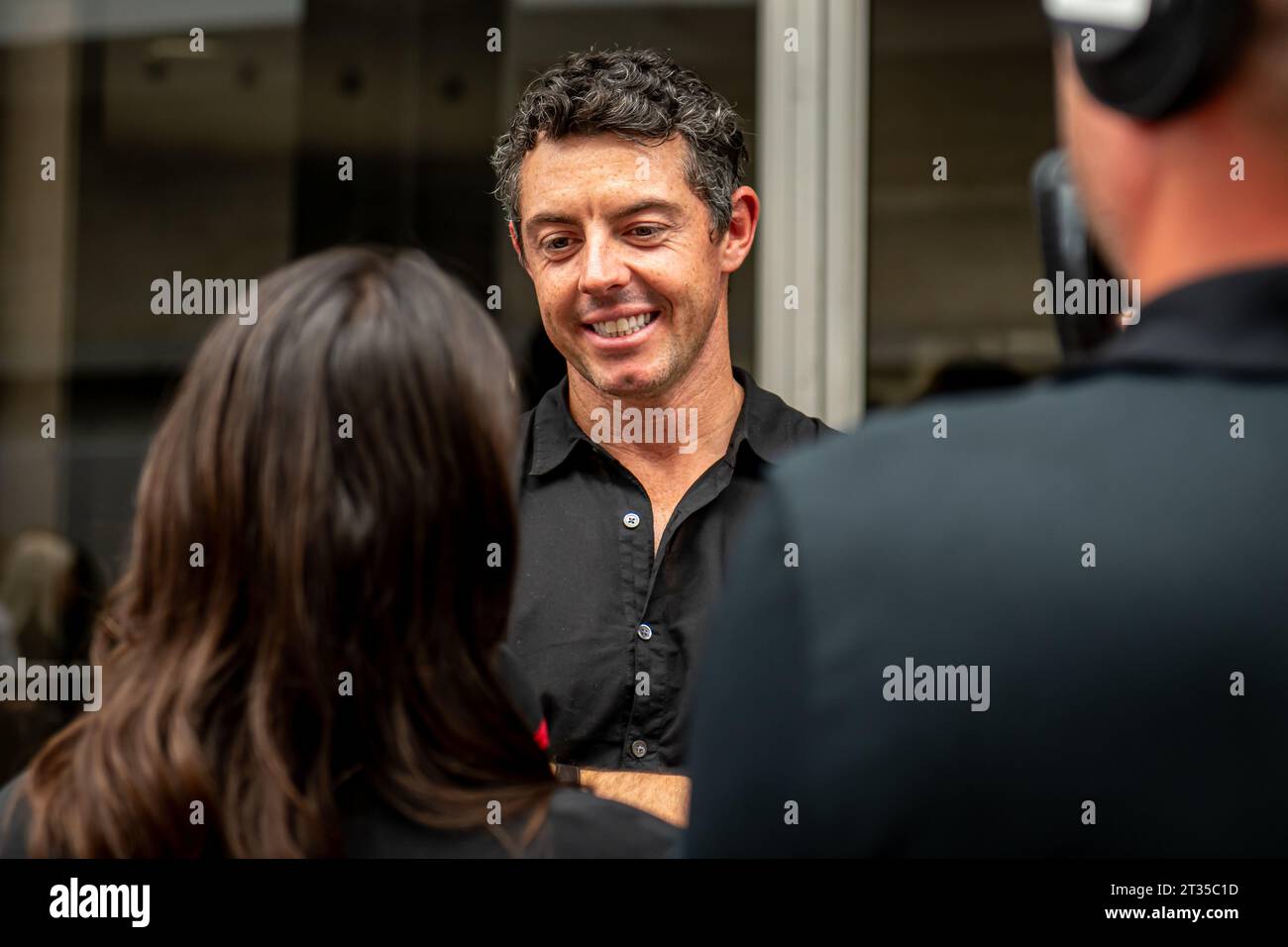 Rory McIlroy, Celebrity, Northern Irish, golfista, United States Grand Prix 2023, Circuit of the Americas, United States Credit: BSR Agency/Alamy Live News Foto Stock