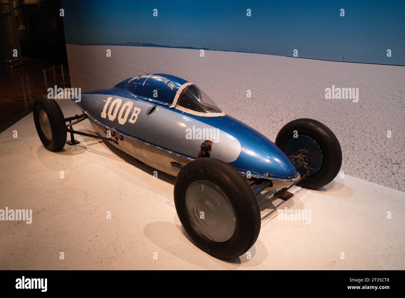 1951 Beatty Belly Tank Lakester in mostra al museo Henry Ford Foto Stock