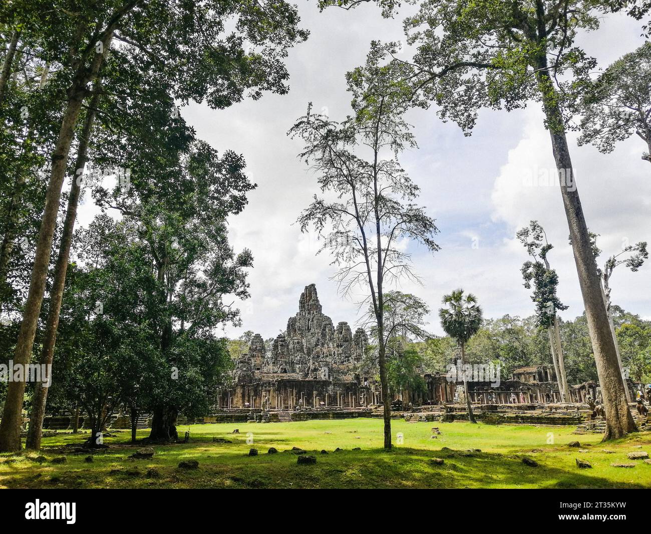 Cambogia, Angkor Thom, tempio Foto Stock